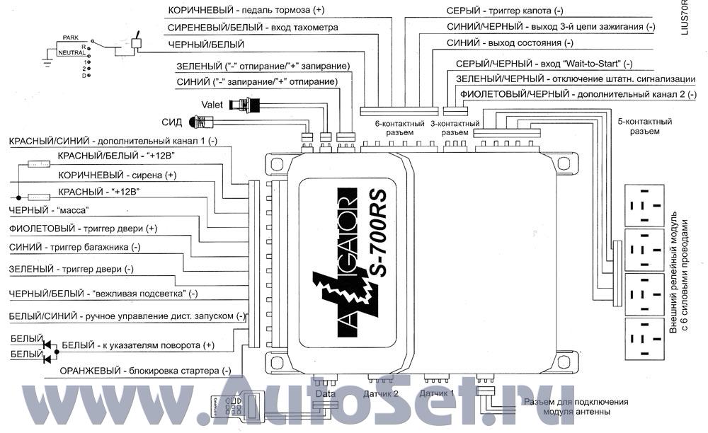 Инструкция Автосигнализация Alligator Ps 302